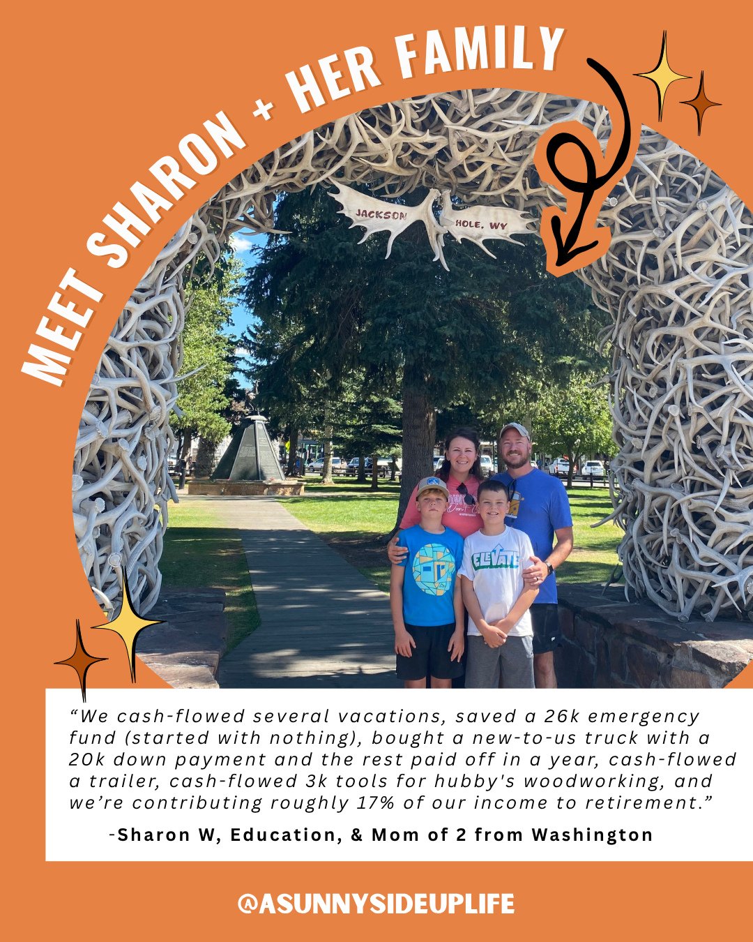 I love sharing stories like this! Not only does it make me so proud of Sharon (@sharbear811), but it also helps me remind YOU that if Sharon can do it -- YOU CAN TOO! ⁠
⁠
Sharon also said 👇⁠
"I know what it is like to live paycheck to paycheck 