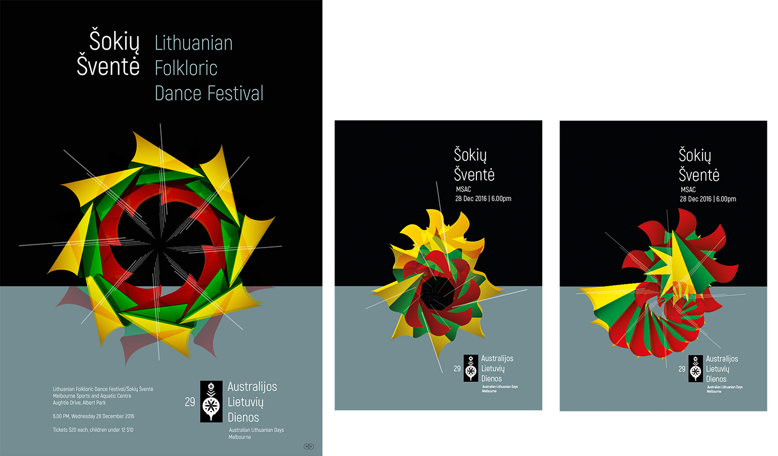 ALD 2016: Dance Festival posters
