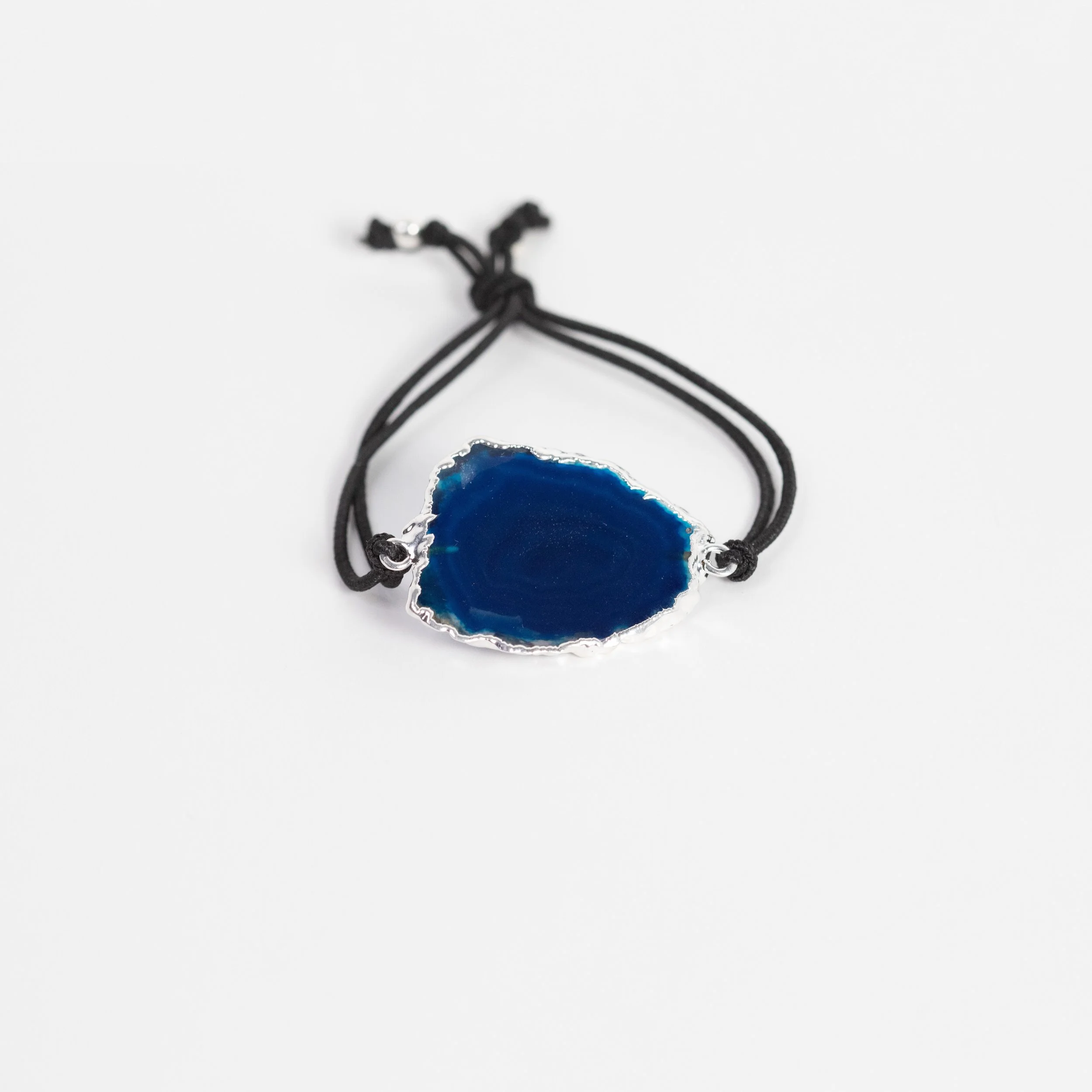 Black Nile Agate - Silver
