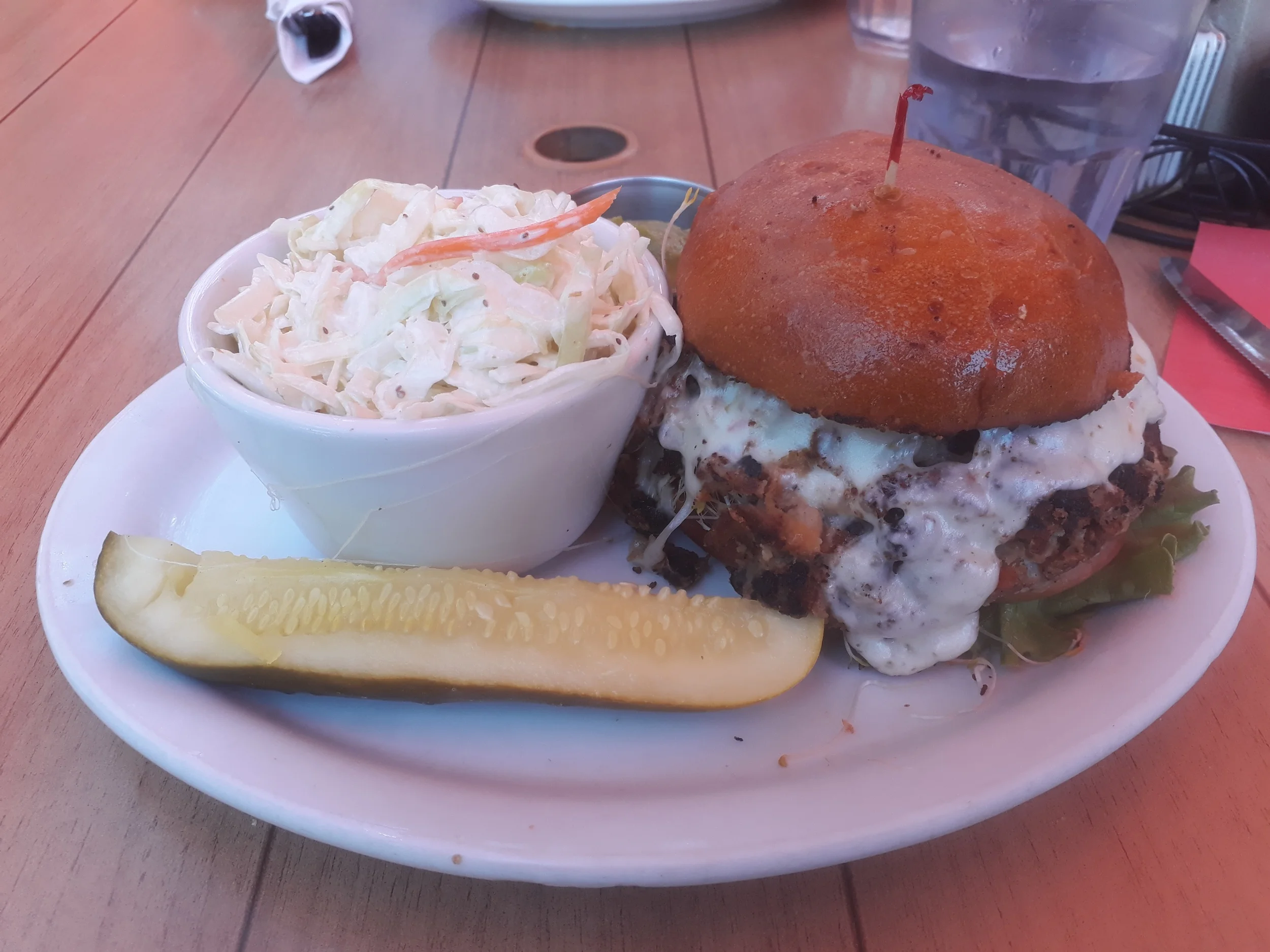 We also grabbed lunch at The Bunnery (this is the delicious, if messy, veggie burger with cheese)