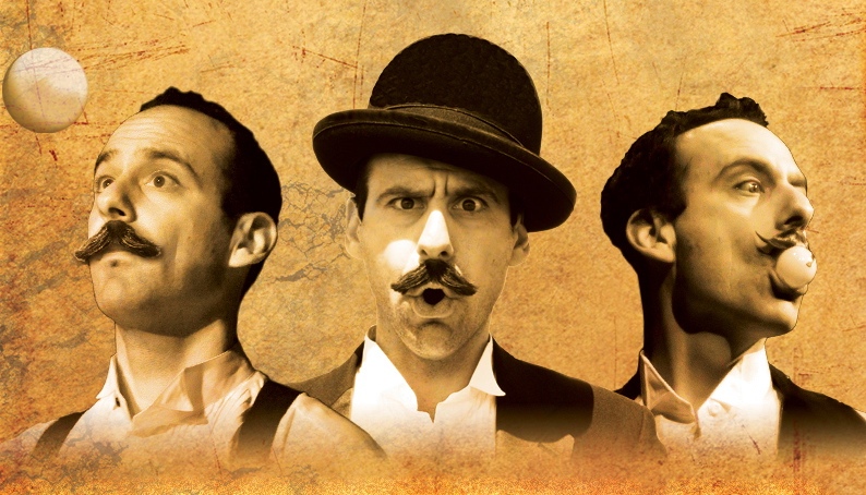 The Great Balanzo! triple portrait.