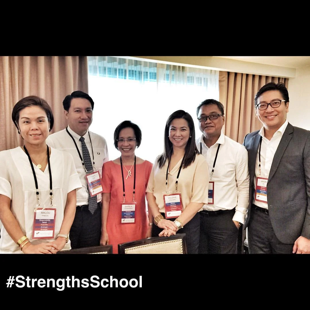 From #Singapore to #Philippines for a #StrengthsFinder workshop
Had a great time doing StrengthsFinder for one of Philippines largest property developer’s top tier management.
Looking forward to meeting with the President for a StrengthsFinder session as well.
#StrengthsQuest #StrengthsSchool #StrengthsFinderSG #Asia #HumanResource #Gallup #SelfImprovement #SelfDevelopment #TrainingAndDevelopment #ProfessionalDevelopment #StrengthsFindercoach
Jason Ho StrengthsFinder Coach • Strengths School™ Singapore