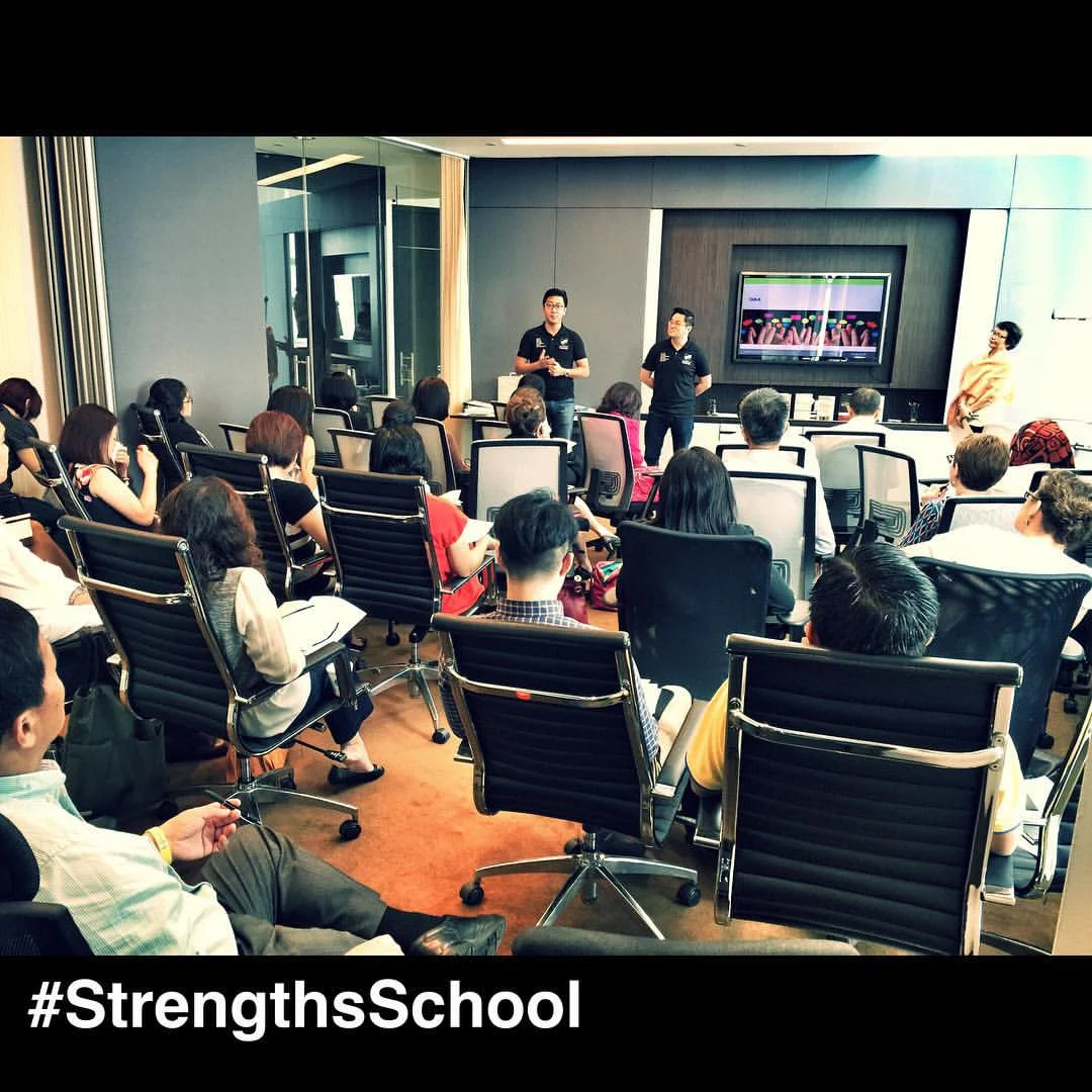 At #Gallup #Singapore sharing to potential #StrengthsFinder coaches our journey.
Victor and I really enjoyed connecting with the crowd of 50 this morning. We shared about how StrengthsFinder has impacted our lives and how we leverage StrengthsFinder to impact lives.
If you were there today, do connect with us and we would love hear your StrengthsFinder journey.
#StrengthsQuest #StrengthsSchool #StrengthsFinderSG #Asia #HumanResource #Gallup #SelfImprovement #SelfDevelopment #TrainingAndDevelopment #ProfessionalDevelopment #StrengthsFindercoach
Jason Ho StrengthsFinder Coach • Strengths School™ Singapore