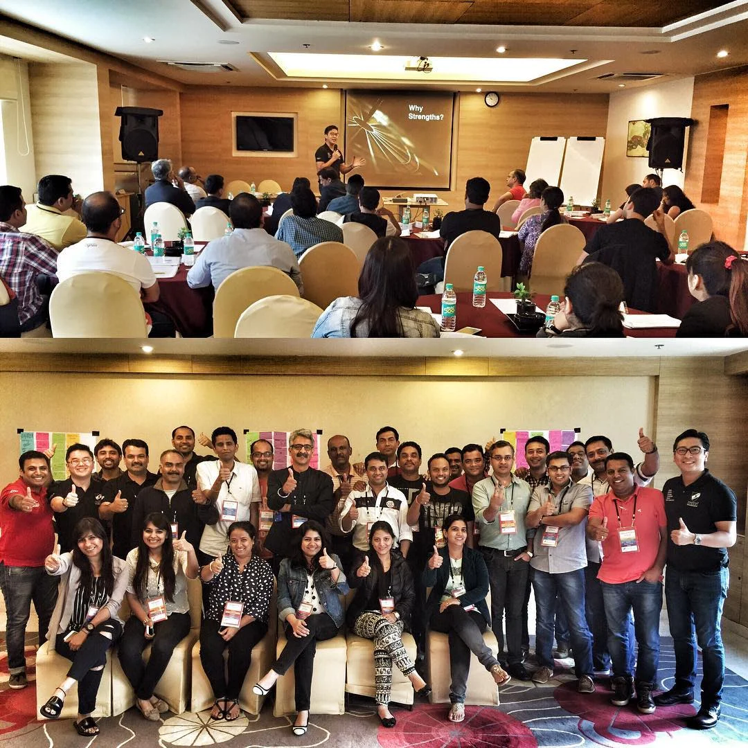 Finished the #StrengthsFinder workshop and headed back to #Singapore from #India.
Had such a fruitful time together with them and look forward to hear how StrengthsFinder and this positive paradigm will continue to impact their professional and personal lives.
During the session, we had some individuals feel so overwhelmed with affirmation that they got emotional. Sometimes in Asian cultures, affirmation is not as freely given. Hopefully, this can slowly change.
It truly is fulfilling to be able to spark this journey where they can affirm each other’s strengths in a sincere and genuine manner.
Till the next time we come back to Bangalore!
#StrengthsQuest #StrengthsSchool #StrengthsFinderSG #Asia #HumanResource #Gallup #SelfImprovement #SelfDevelopment #TrainingAndDevelopment #ProfessionalDevelopment #StrengthsFindercoach
Jason Ho StrengthsFinder Coach • Strengths School™ Singapore