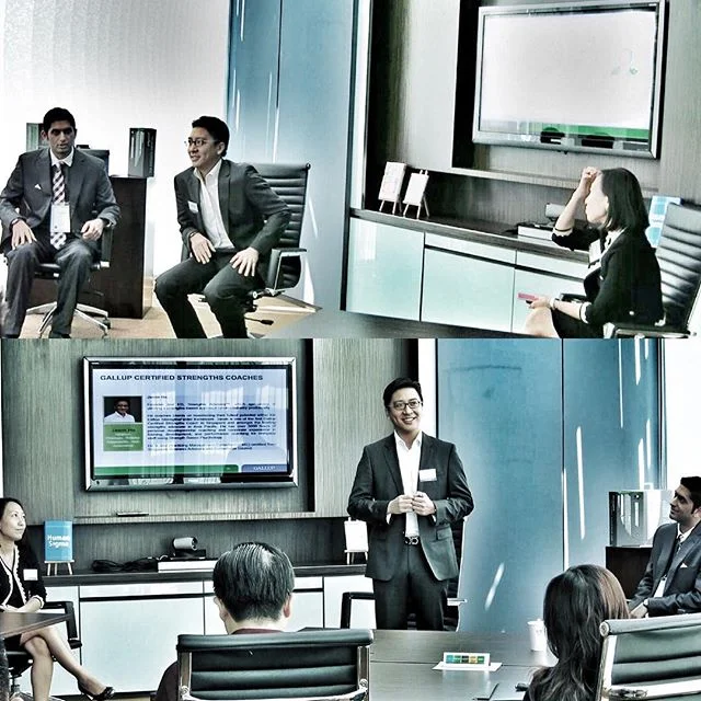 Got invited to Gallup to speak with potential StrengthsFinder coaches and share with them my strengths journey.
Met many educators which was a great encouragement as the future of Singapore children and youth are greatly moulded by them.
If they can bring back this StrengthsFinder philosophy back to their school, it would be extremely exciting!
For my organization Strengths School ™, we live our vision: “Seeing every generation live out their full potential”
#StrengthsFinder #StrengthsQuest #StrengthsSchool #StrengthsPhilosophy #StrengthsJourney #SelfImprovement
Find out what comes naturally for you by taking the online StrengthsFinder assessment and ask a StrengthsFinder Coach to make sense of your strengths
Jason Ho StrengthsFinder Coach • Strengths School • Singapore & Asia