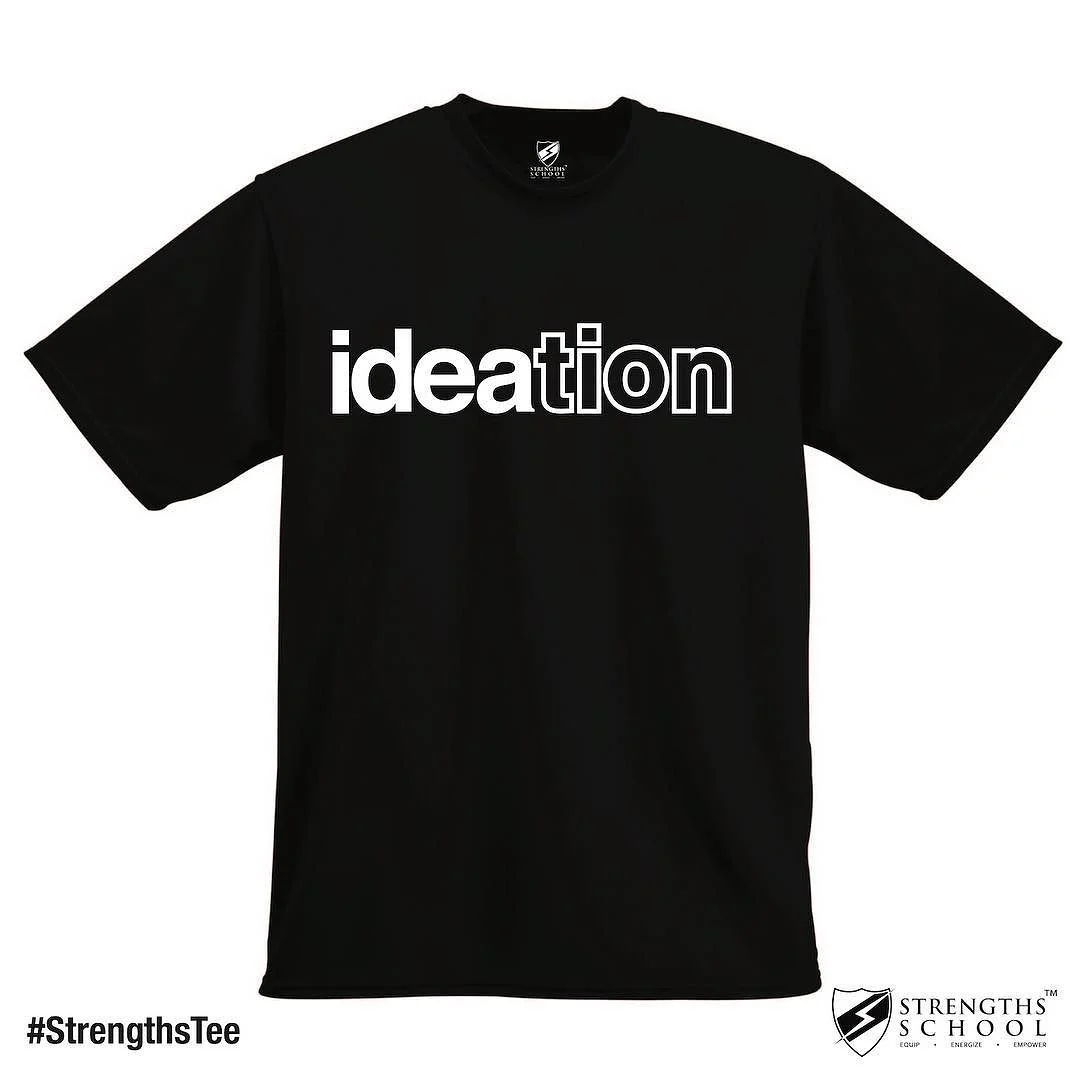StrengthsFinder Tee made in Singapore - emphasis range Strengths School