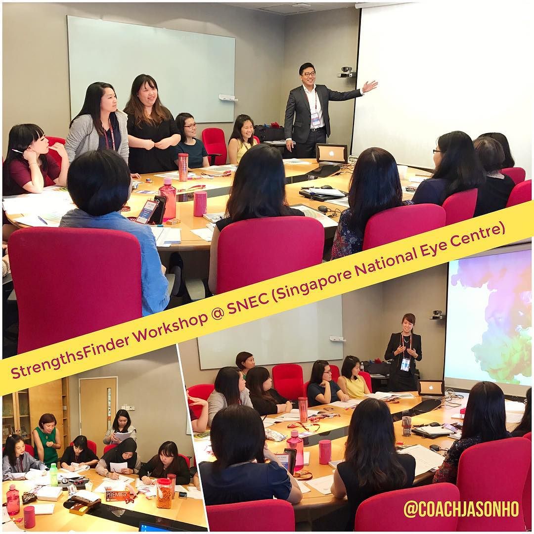 StrengthsFinder Workshop for Singapore National Eye Centre SNEC