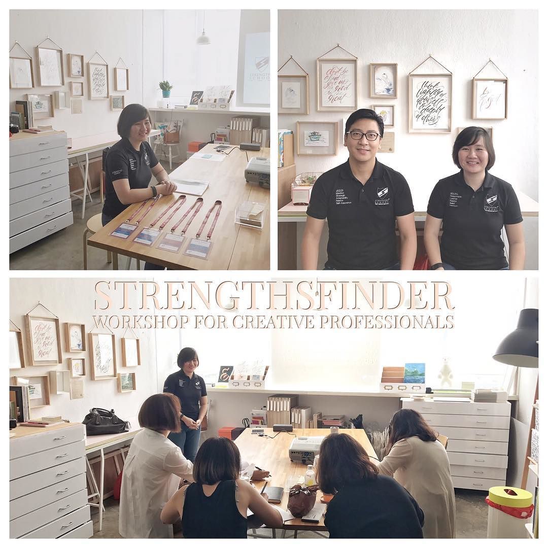 Singapore StrengthsFinder Workshop for Creative Professionals over at SeahStreet theletterjsupply studio