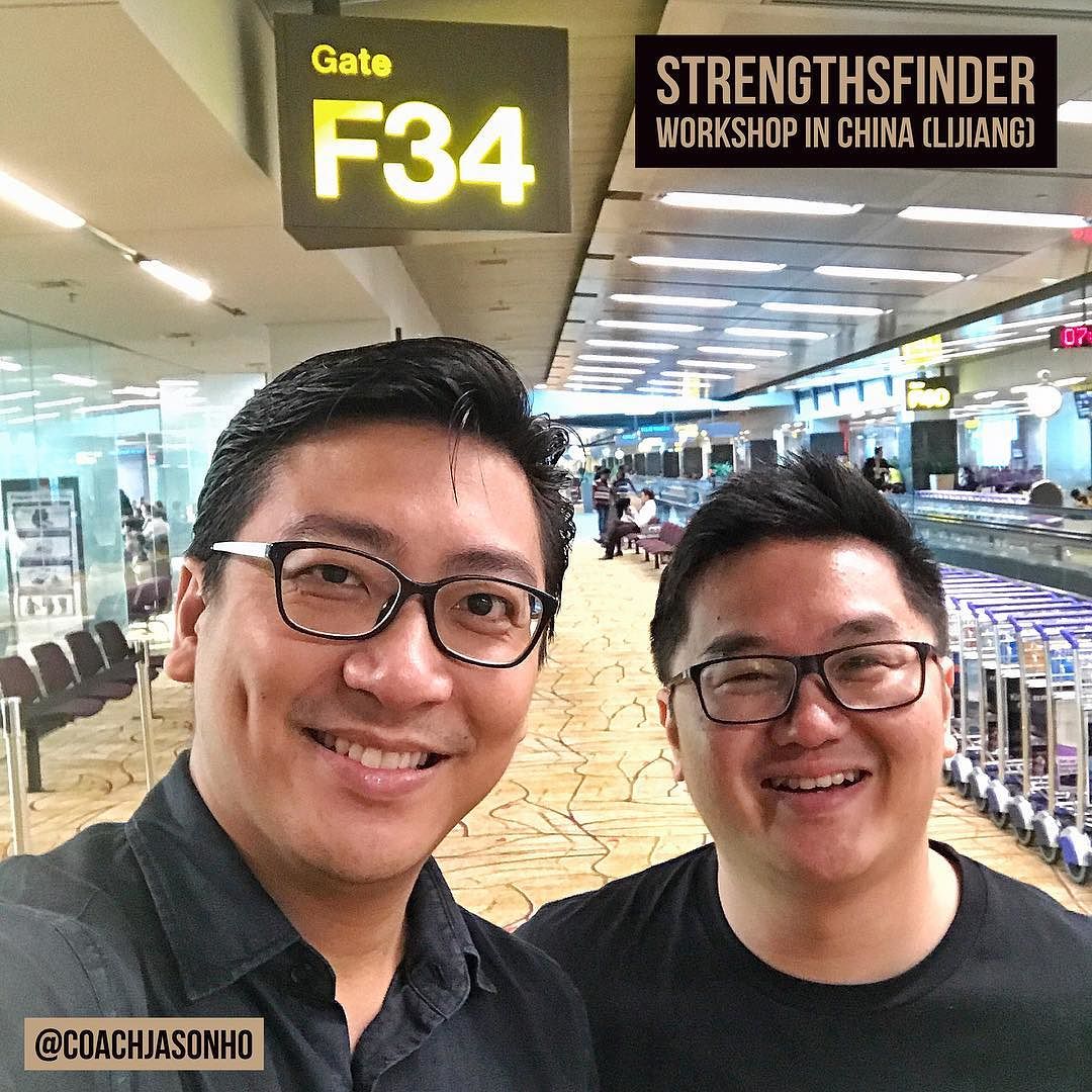 From Singapore to China LiJiang to do a StrengthsFinder Workshop with an MNC