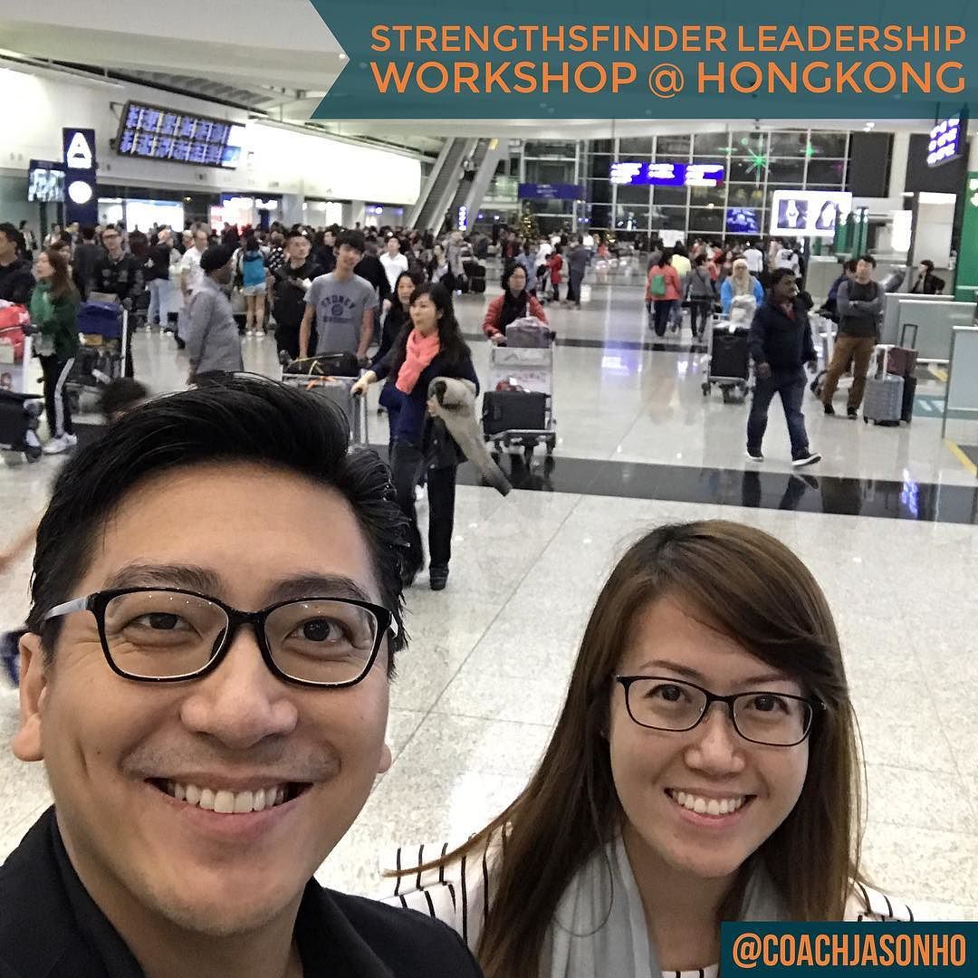 Landed in #HongKong airport from #Singapore to do a 2 day #StrengthsFinder #Leadership #workshop for VANs shoes!