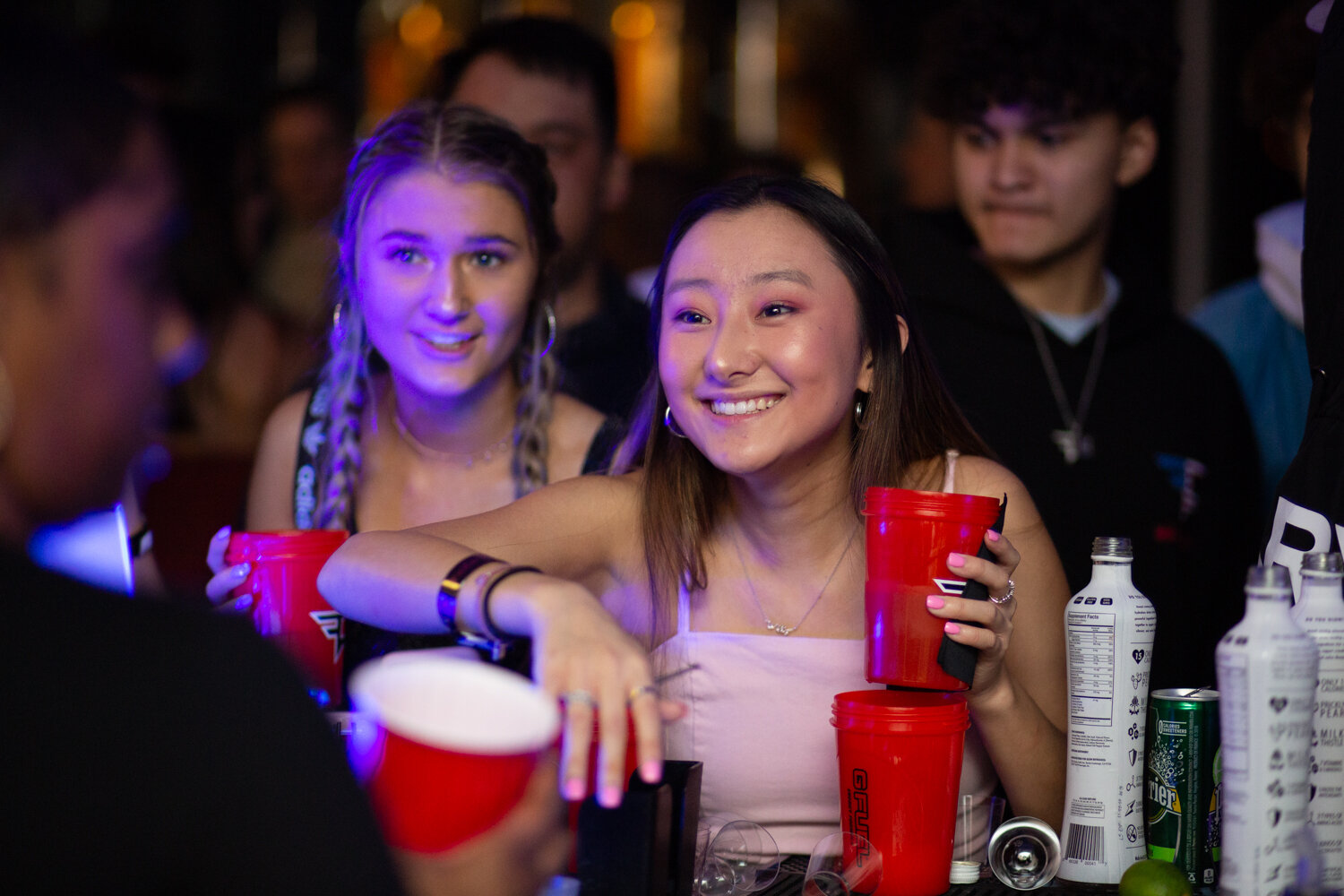 Hollywood Hills Party Photographer Girls at Bar