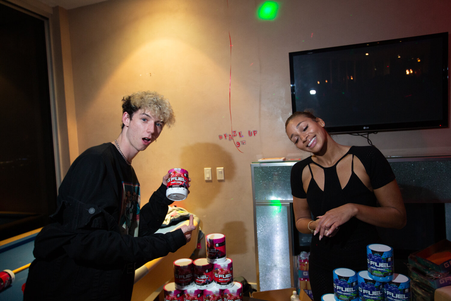 G Fuel at Faze Rug's Birthday Party