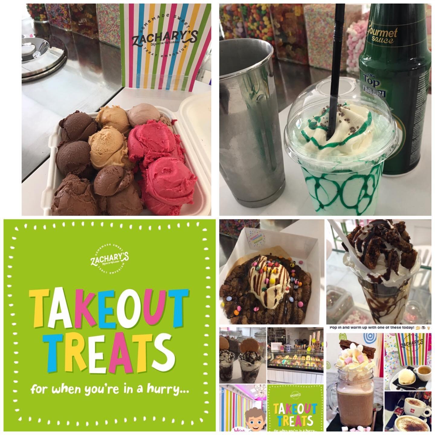We are open Saturday &amp; Sunday 12-4...For takeaway or collection...Pop by or call 655112 to order.#gelato#cookiedough#milkshakes#hotchocolate#illycoffee#willerby🍦🍪🥤☕️🍦x
