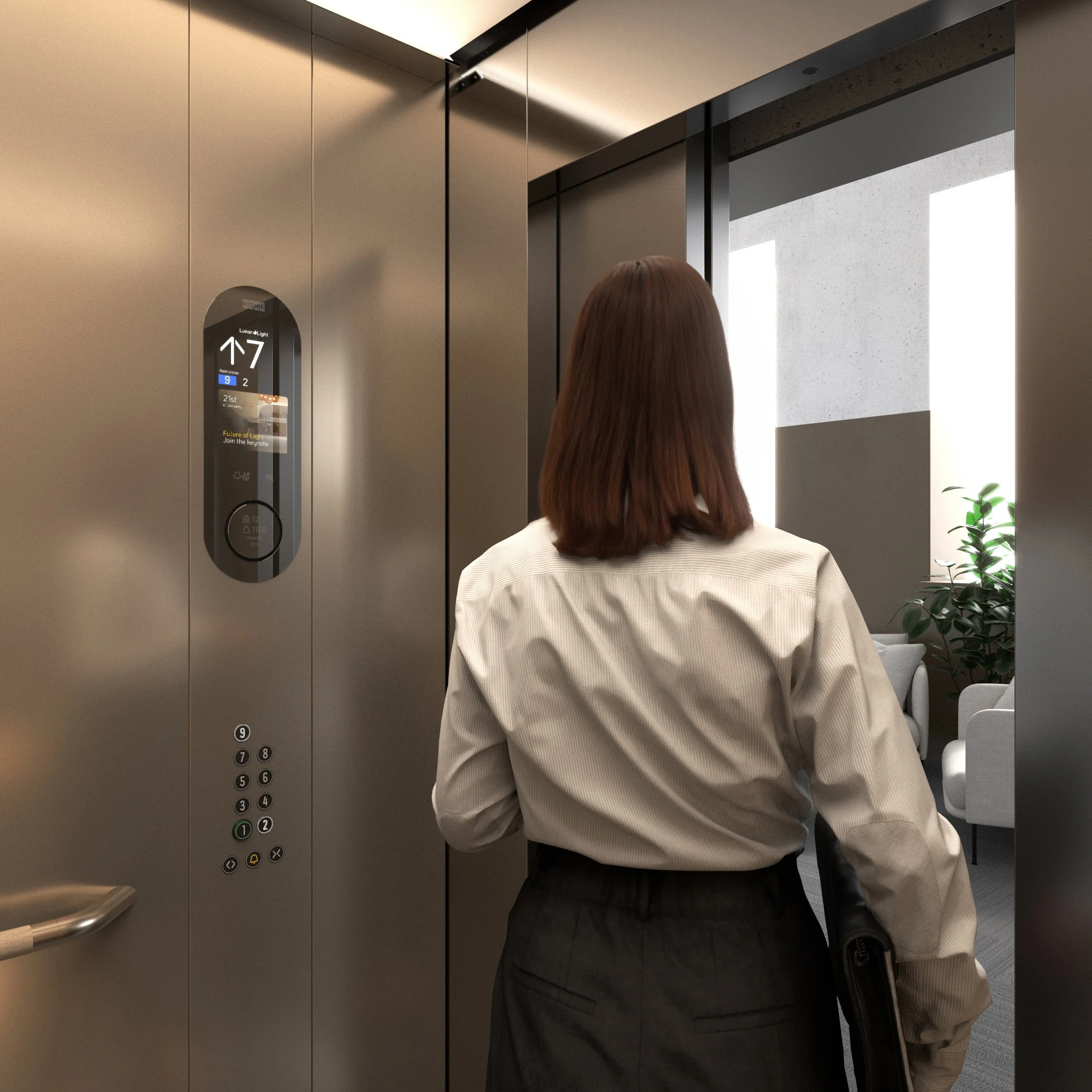 KONE Interact 20 Car Operating Panel in elevator car.jpg