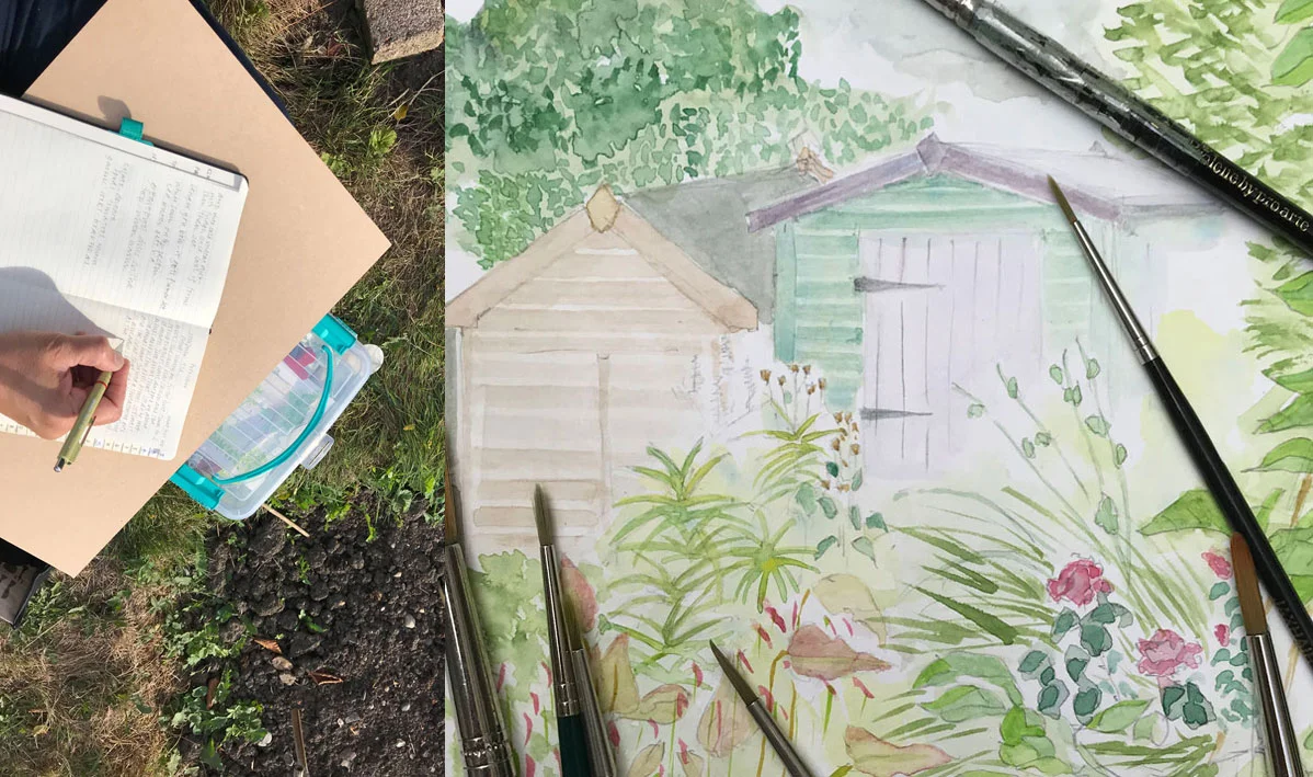 Writing, Painting one of the plots