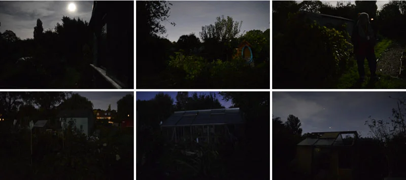 Harvest Moon 2018, images using available light.