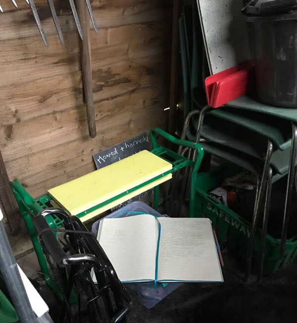 My hiding space in the shed