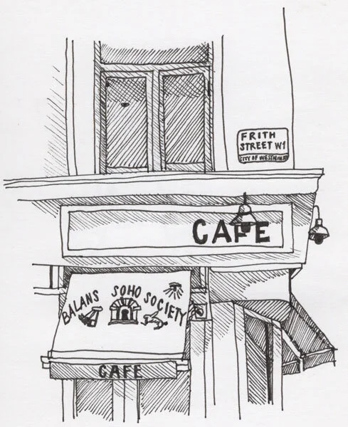 Balan’s Cafe in Frith Street