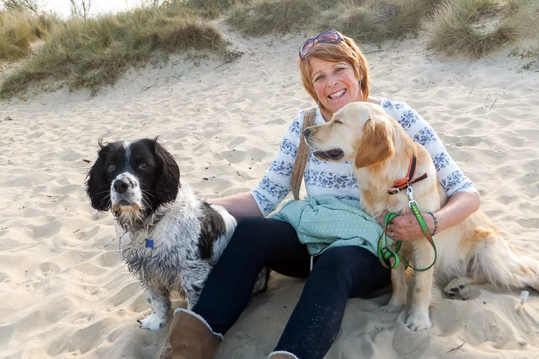 Aero, Ann & Amber enjoying the beach