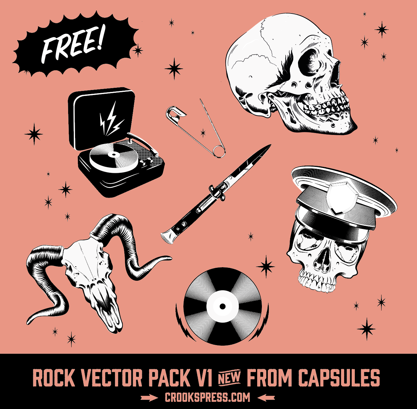 Rock Vector Pack Volume.1