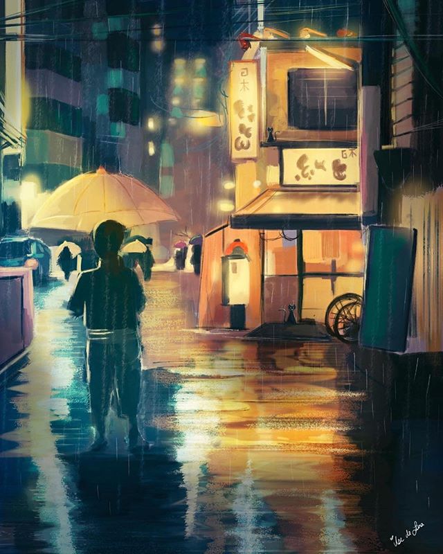 Rainy weekend vibes courtesy of @delara_art
-
Featured &ldquo;Rain city&rdquo;, digital sketch.
.
.
.
#raincity #doodle #sketch #city #rain #storytelling #conceptart #artistsofinstagram #instaart #digitalart #artistsoninstagram #art_spotlight #dailya