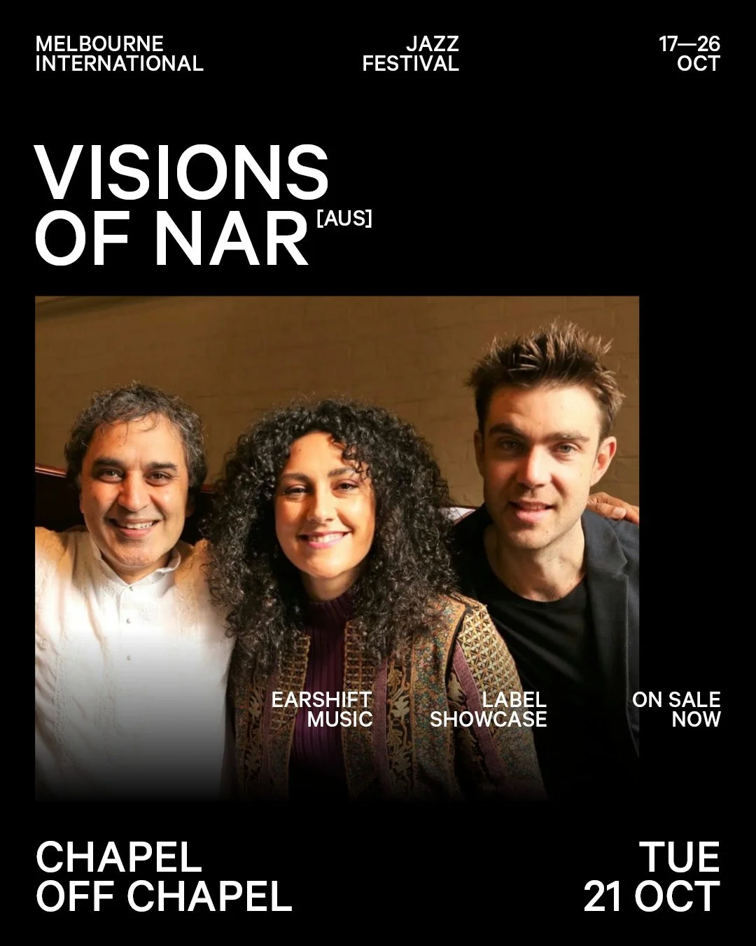 Visions of Nar unites pianist Zela Margossian, saxophonist-composer Jeremy Rose, and tabla master Bobby Singh in a rich blend of jazz, Armenian folk and global contemporary sounds. Intricate rhythms and free-flowing improvisation define their timeles