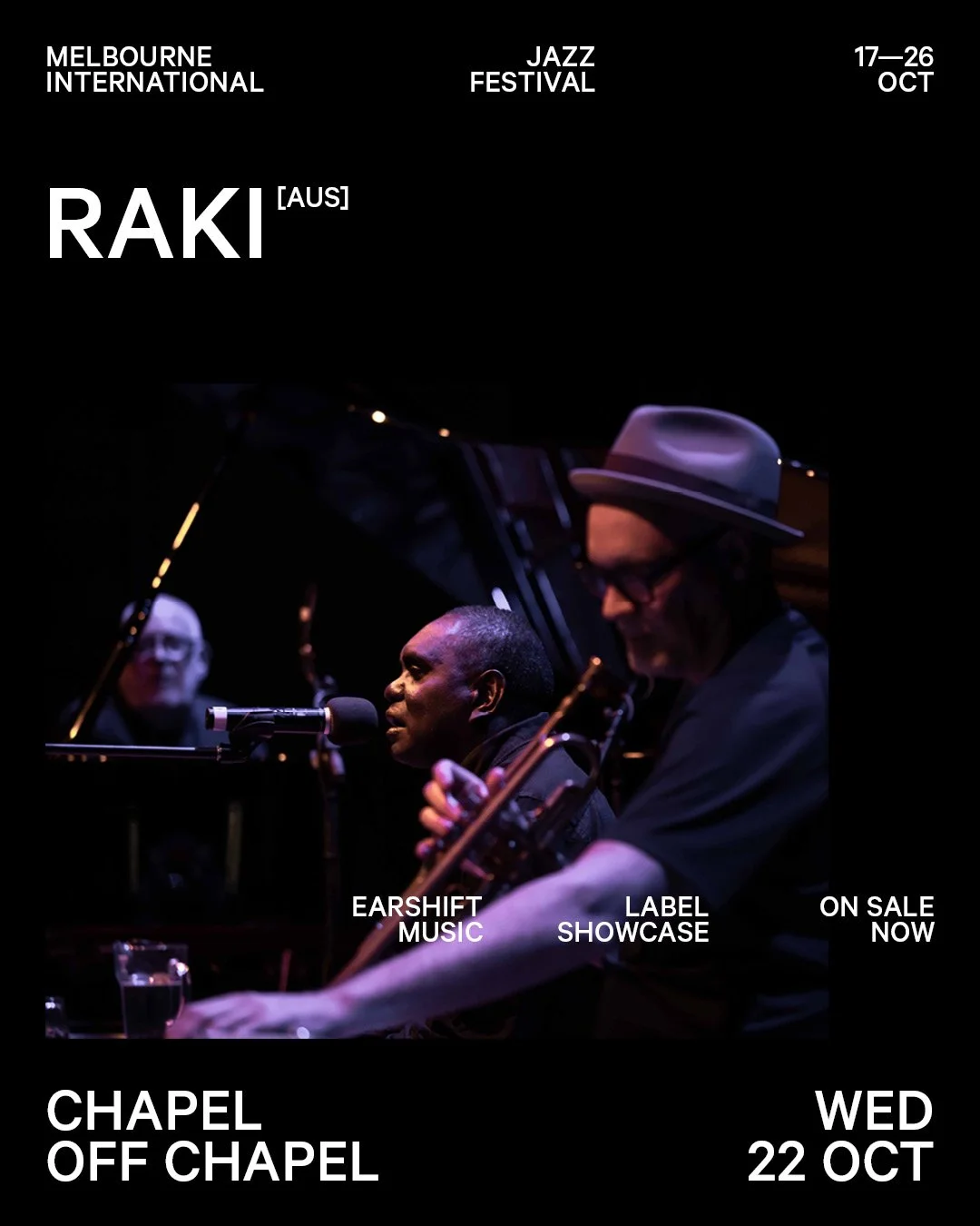 A visionary ancient-contemporary collaboration, &ldquo;what we are doing is no different to what my grandfather did.&rdquo; &mdash; DANIEL WILFRED.

Raki brings together Yolŋu songman Daniel Wilfred, pianist Paul Grabowsky, and trumpeter/electronic a