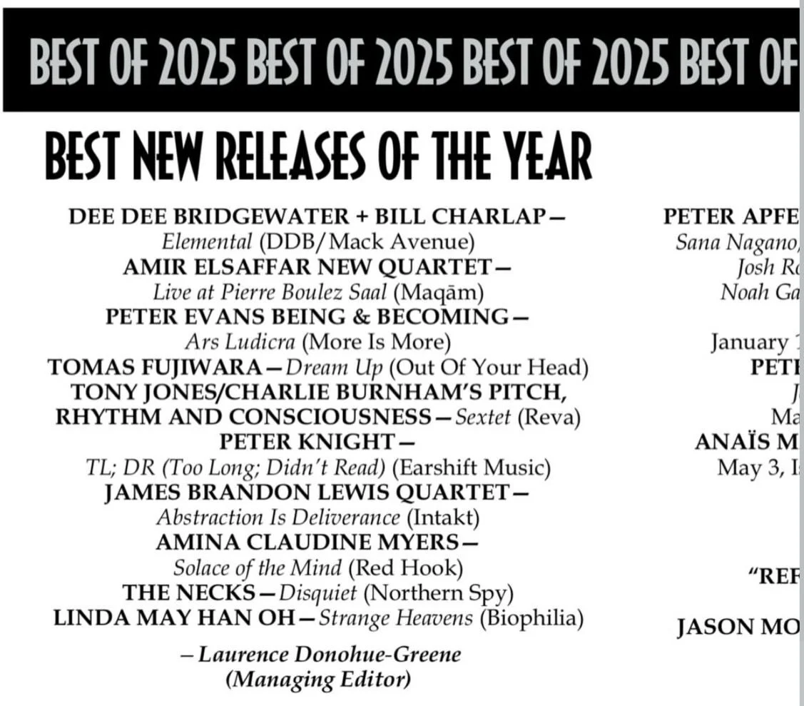 Repost from @phjknight 

This is a nice way to start the new year and to wrap up the one just gone: 
For the first time an album of mine - TL;DR - has been included in the New York City Jazz Record @tnycjr Best Of list. 

My name is the one highlight