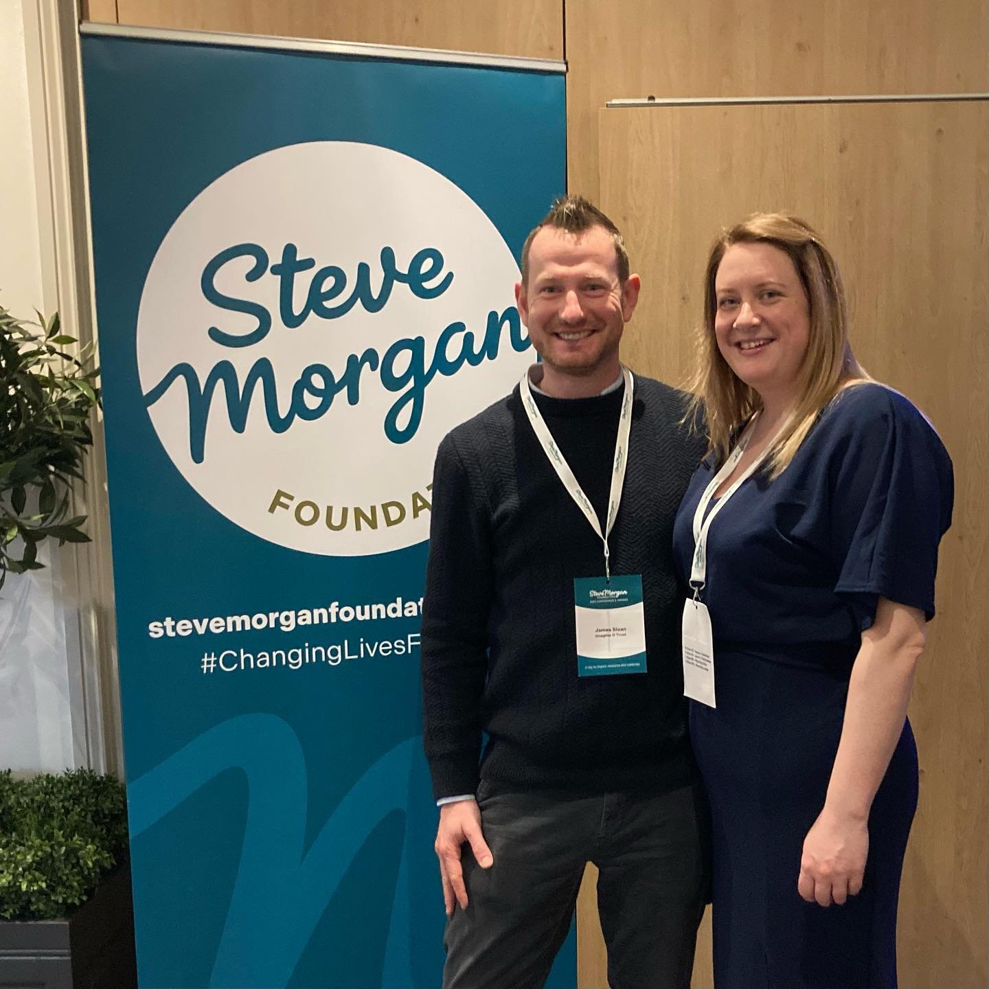 Jemma and James spent the day at the Steve Morgan Foundation awards today where Imagine If were runners up in the category of best small/medium charity or social enterprise. We&rsquo;re so grateful to the foundation for their support over the years a