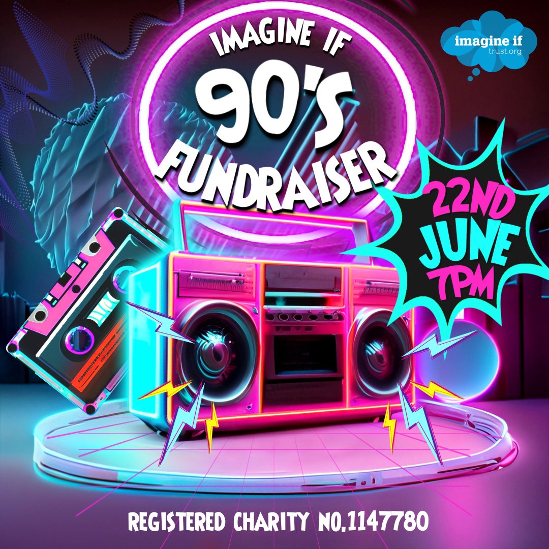 Come join us on Saturday 22nd June for a night of fun and fundraising! We'll have all your favourite 90s jams, delicious food and awesome entertainment. It's going to be all that and a bag of chips, so grab your crew and get ready to raise some funds