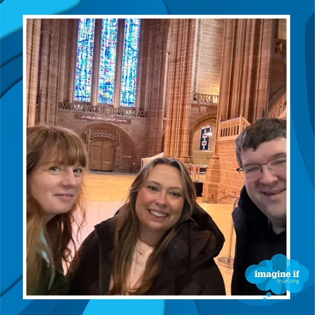 Our management team had a great time together this morning at the @livcathedral planning for the next few months and looking at the priorities of our projects! 

#imagineiftrust #communityimpact