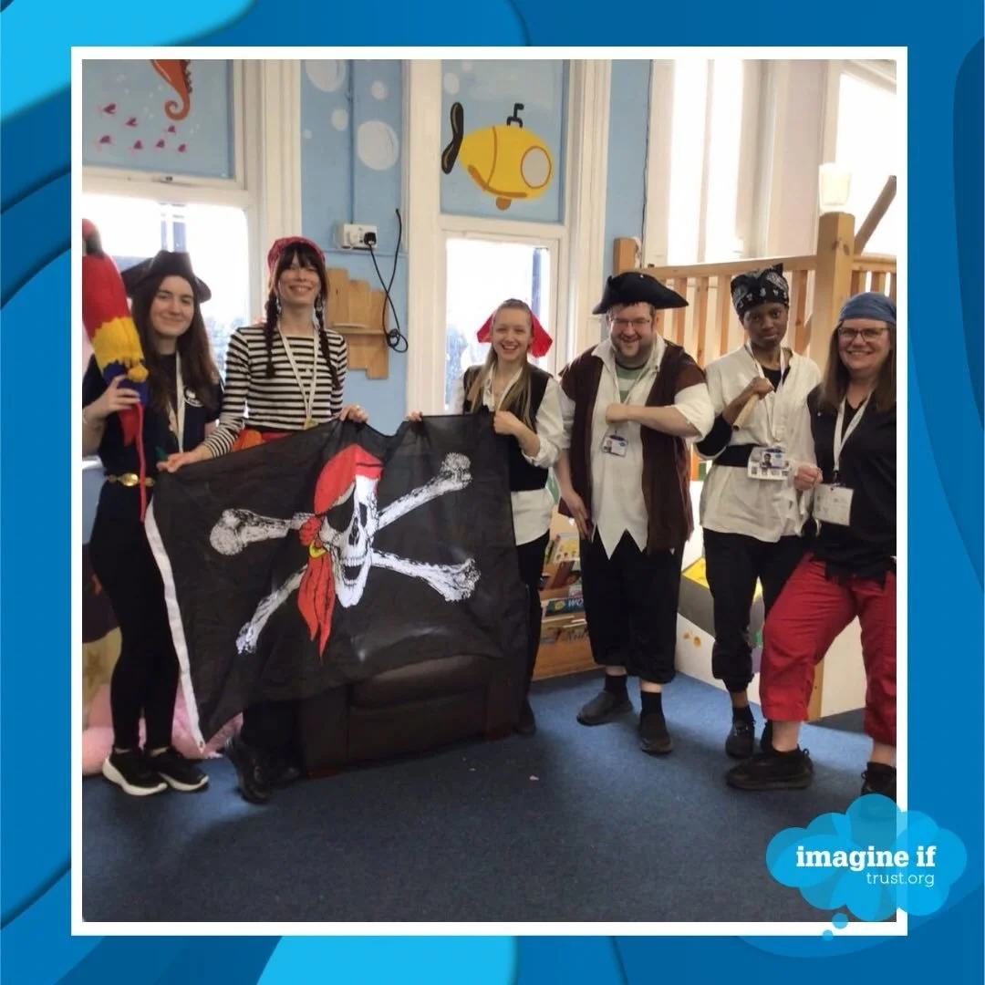 Our nursery children at @stickyfingersdaynursery have been playing all things Pirates as part of World Book Day! 📚

They love books and sharing stories every day, fostering a love of reading from an early age. 

#worldbookdayeyfs #stickyfingersdaynu