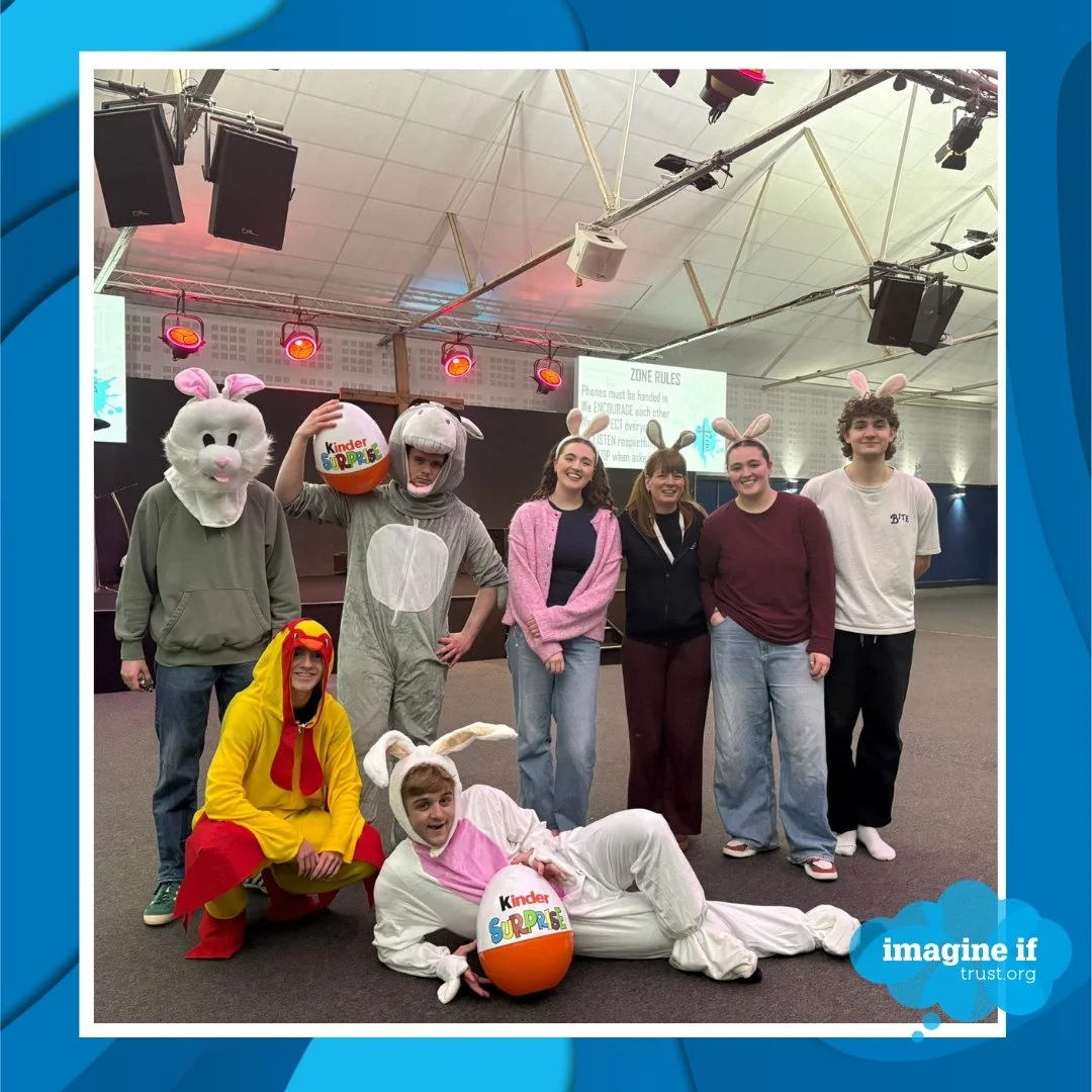 We had an Easter Party at the zone last night. We had an easter egg hunt, played some easter themed games, had a dance party then ended the session with a quiz about the real meaning of Easter. Each young person went home with an Easter egg!