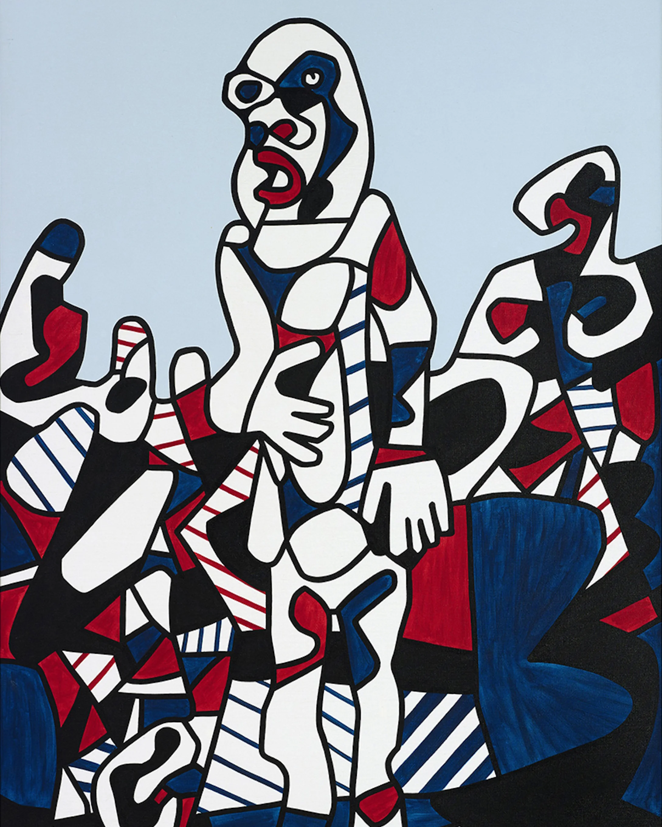 Helly Nahmad Gallery: Jean Dubuffet, Promenade Agreste, 1974