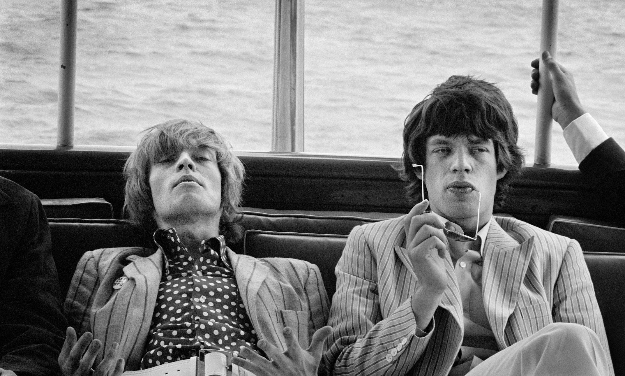 Linda McCartney. Brian Jones and Mick Jagger, New York, 1966. Fibre Based Print. Edition of 16 and 2 APs