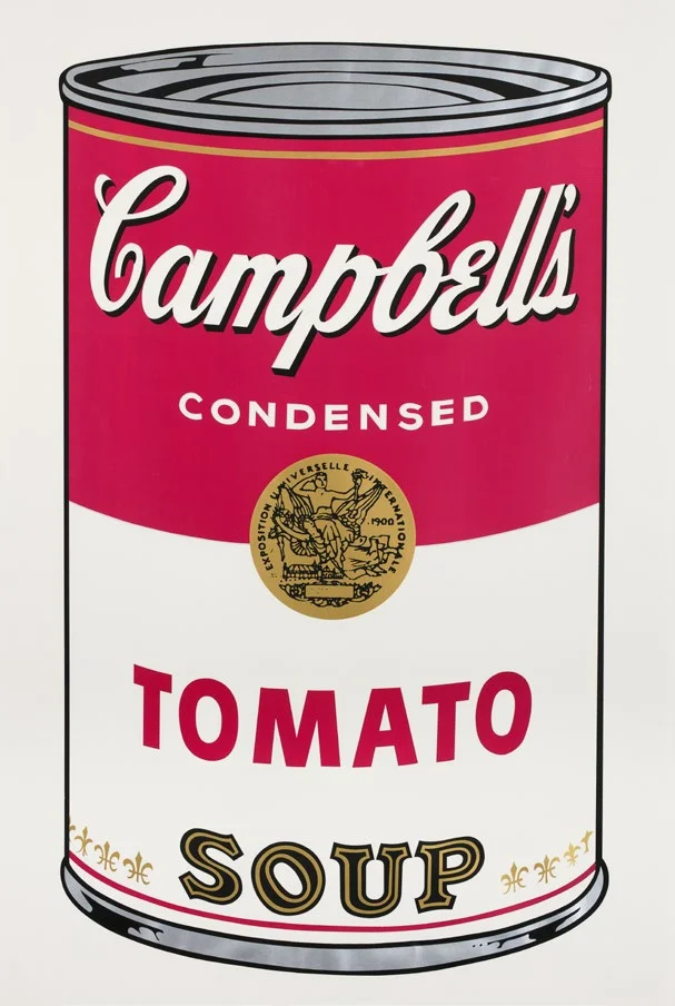 Andy Wahol Tomato Soup, ur: Campbell’s Soup I 1968 88,9 x 58,4 cm