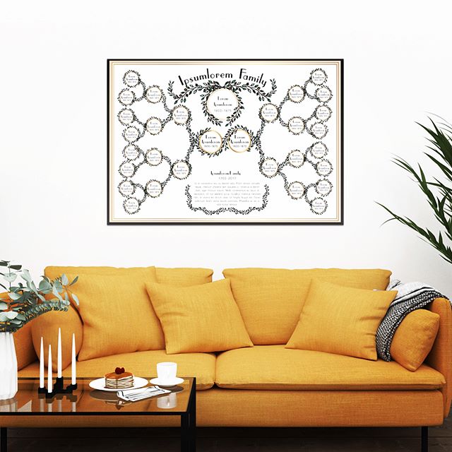 Make your family story the centrepiece of any room! Bespoke family tree prints available at ancestoryni.com. π³
