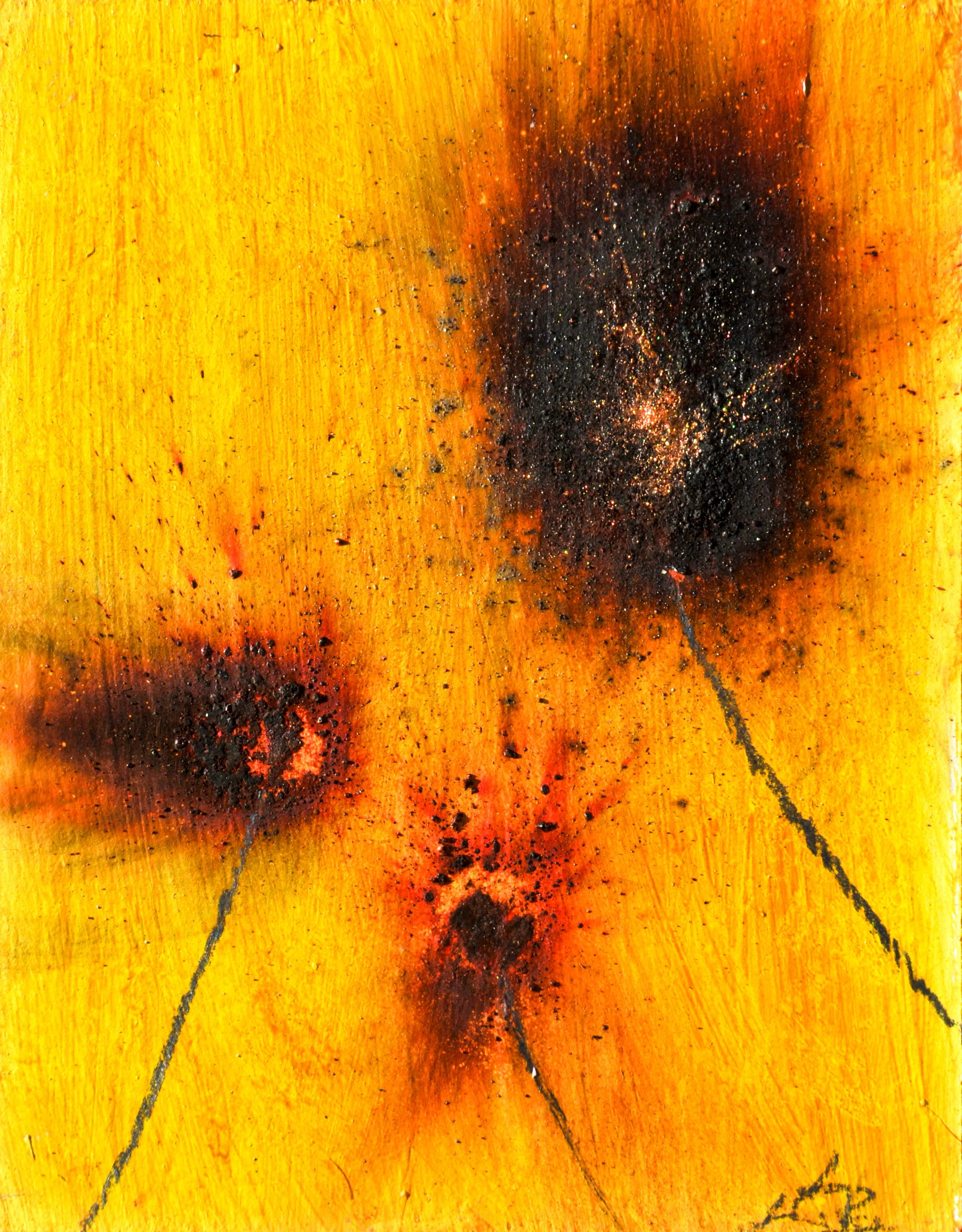 FIRE FLOWERS - XXXVI (GUNPOWDER DANDELIONS) - SOLD