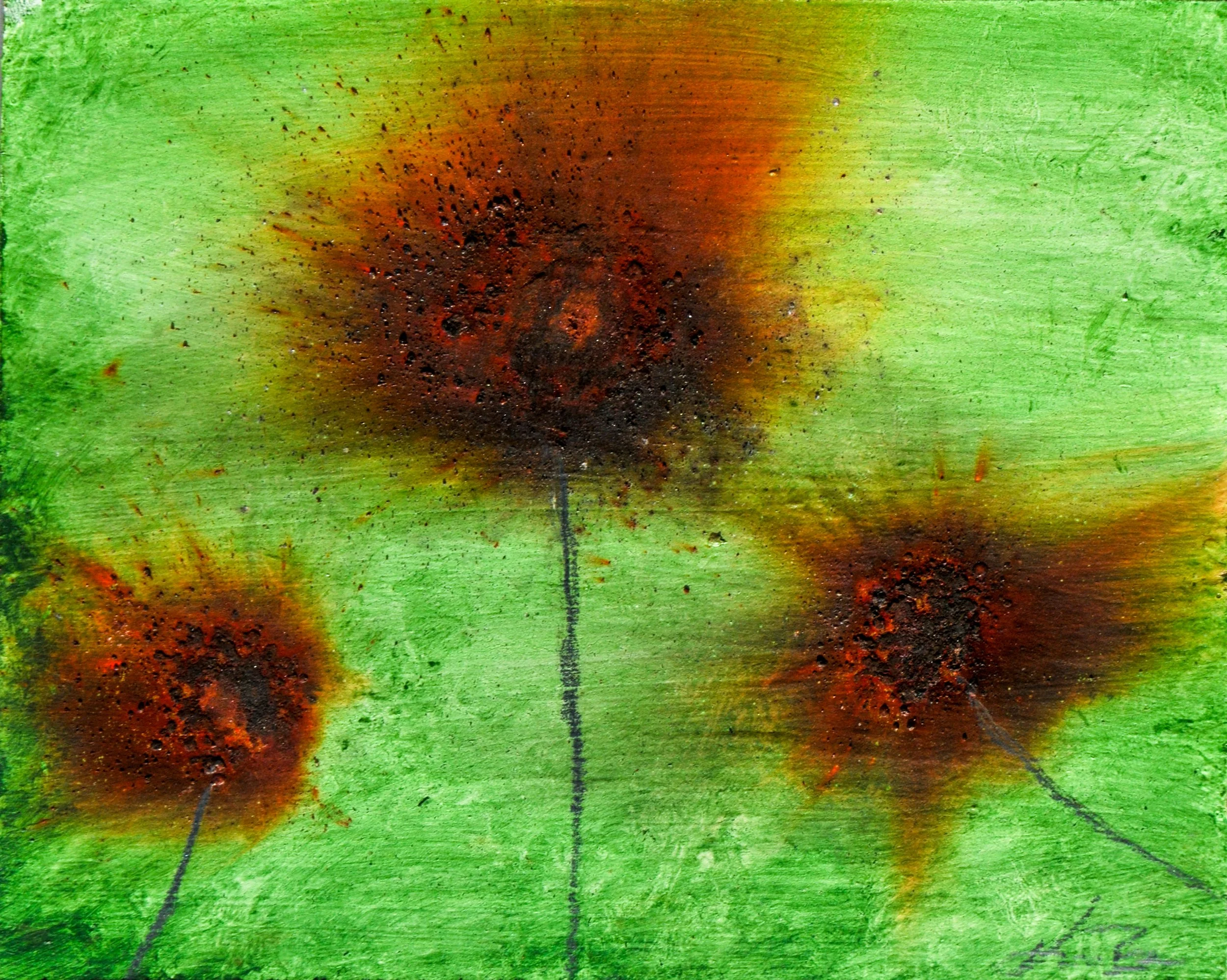 FIRE FLOWERS - III (GUNPOWDER DANDELIONS)