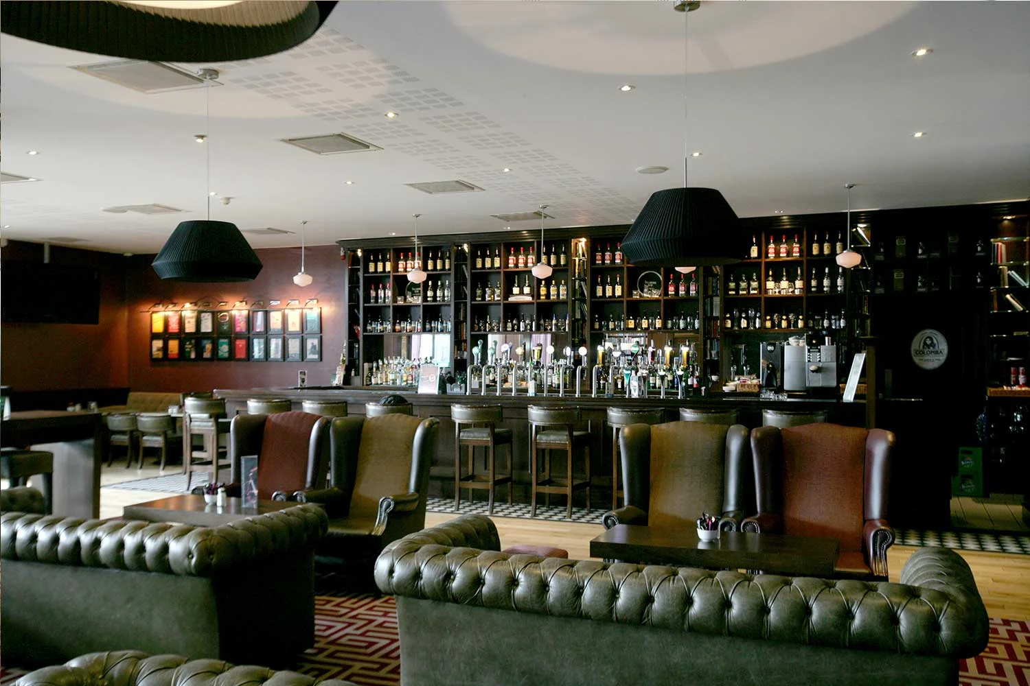 Bewley's Hotel Bar design - interior seating area, lobby style&nbsp;