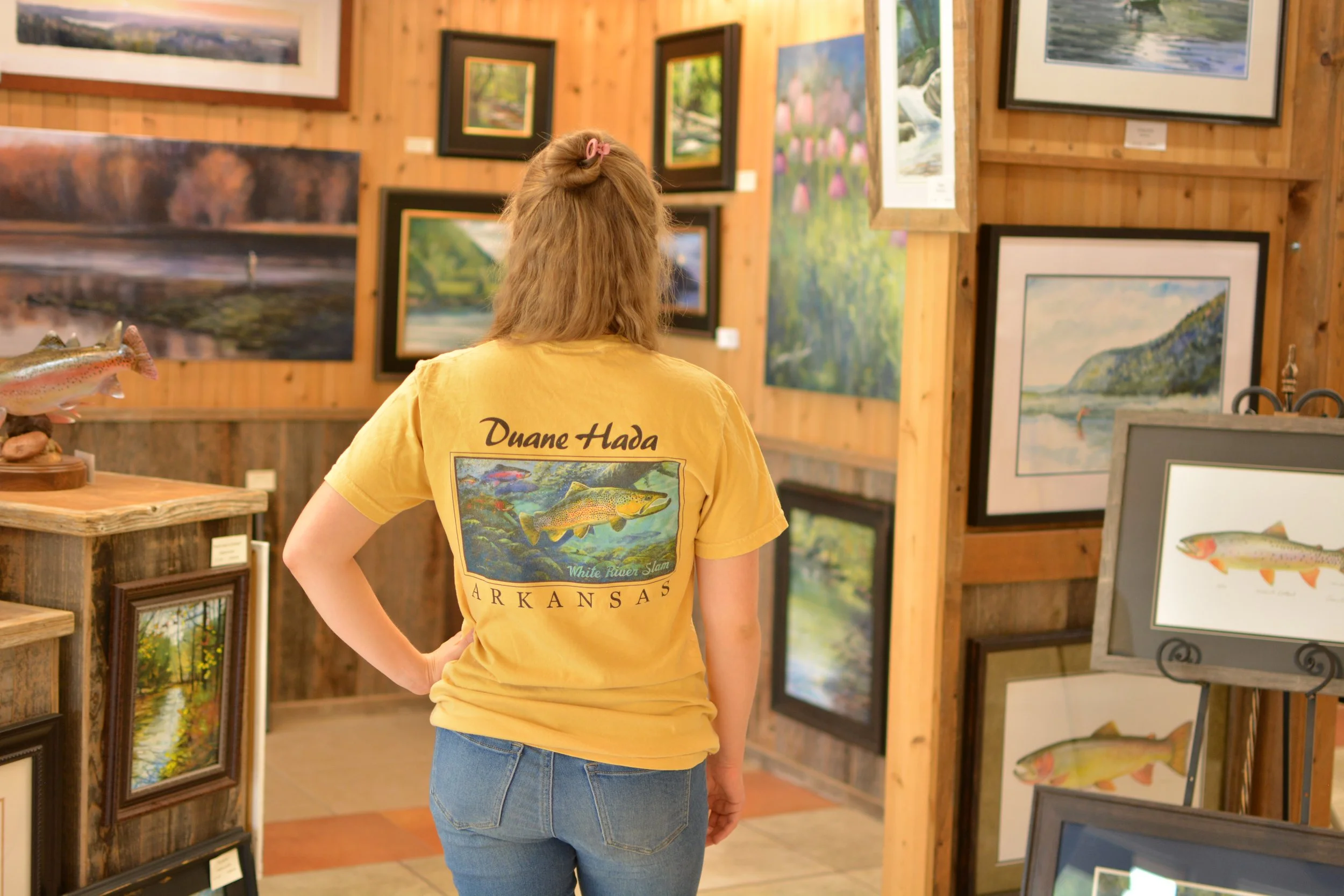 Trout T-shirt for Angler — Rivertown Gallery
