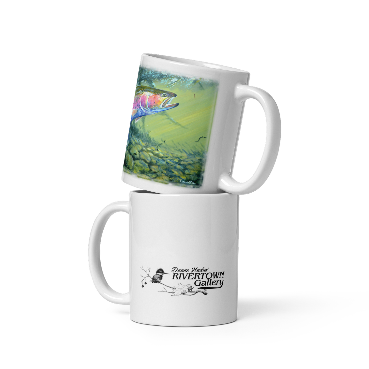 Trout Mug by Duane Hada  Rivertown Gallery