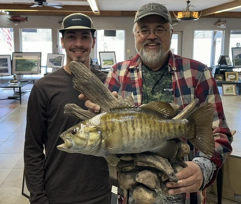 Duane hada record smallmouth bass replica