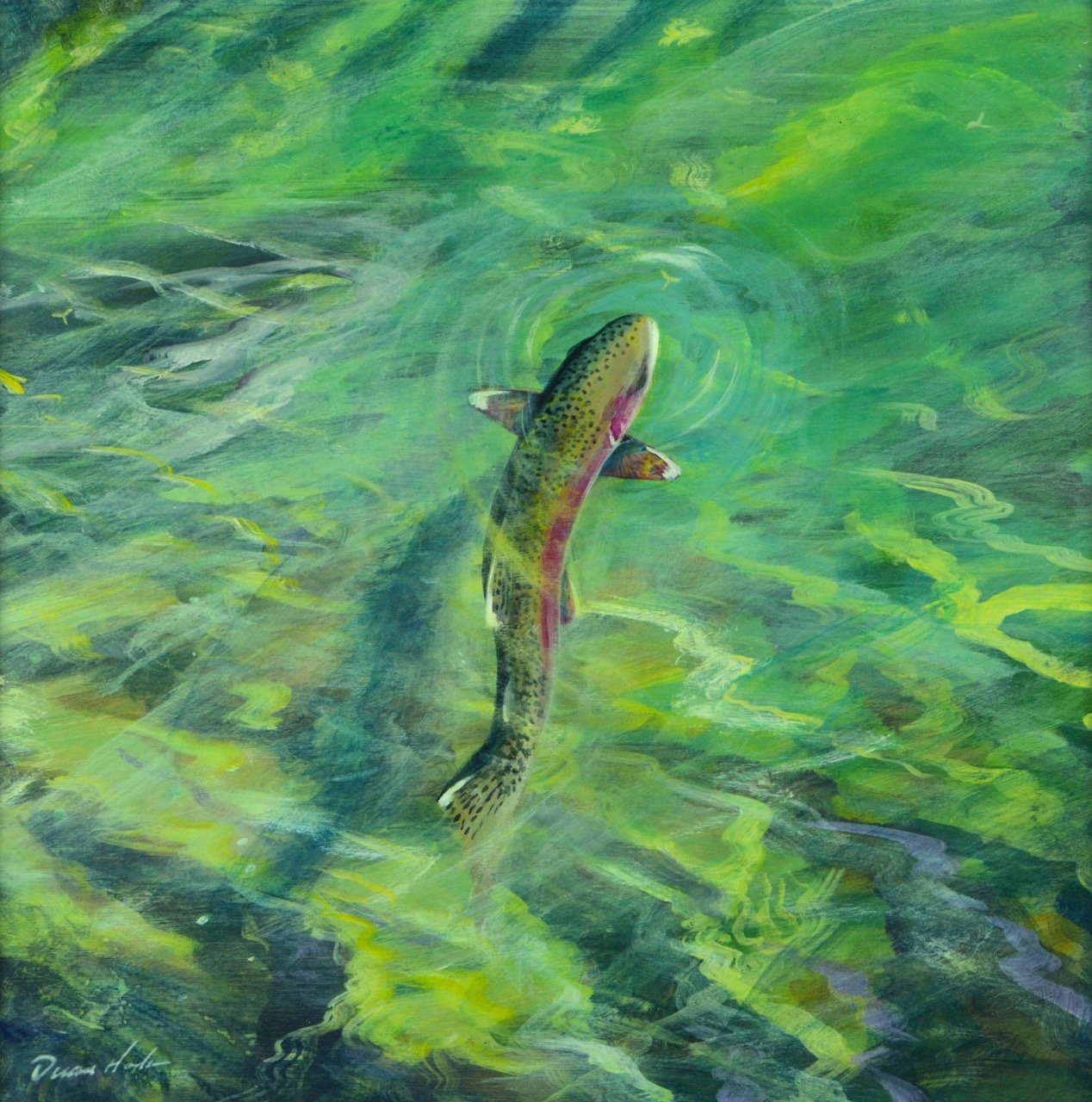 Rainbow at Surface, acrylic Large.jpeg