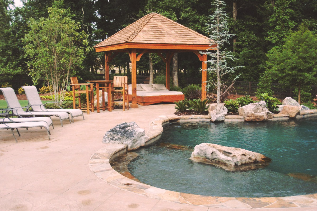 poolside pavilion