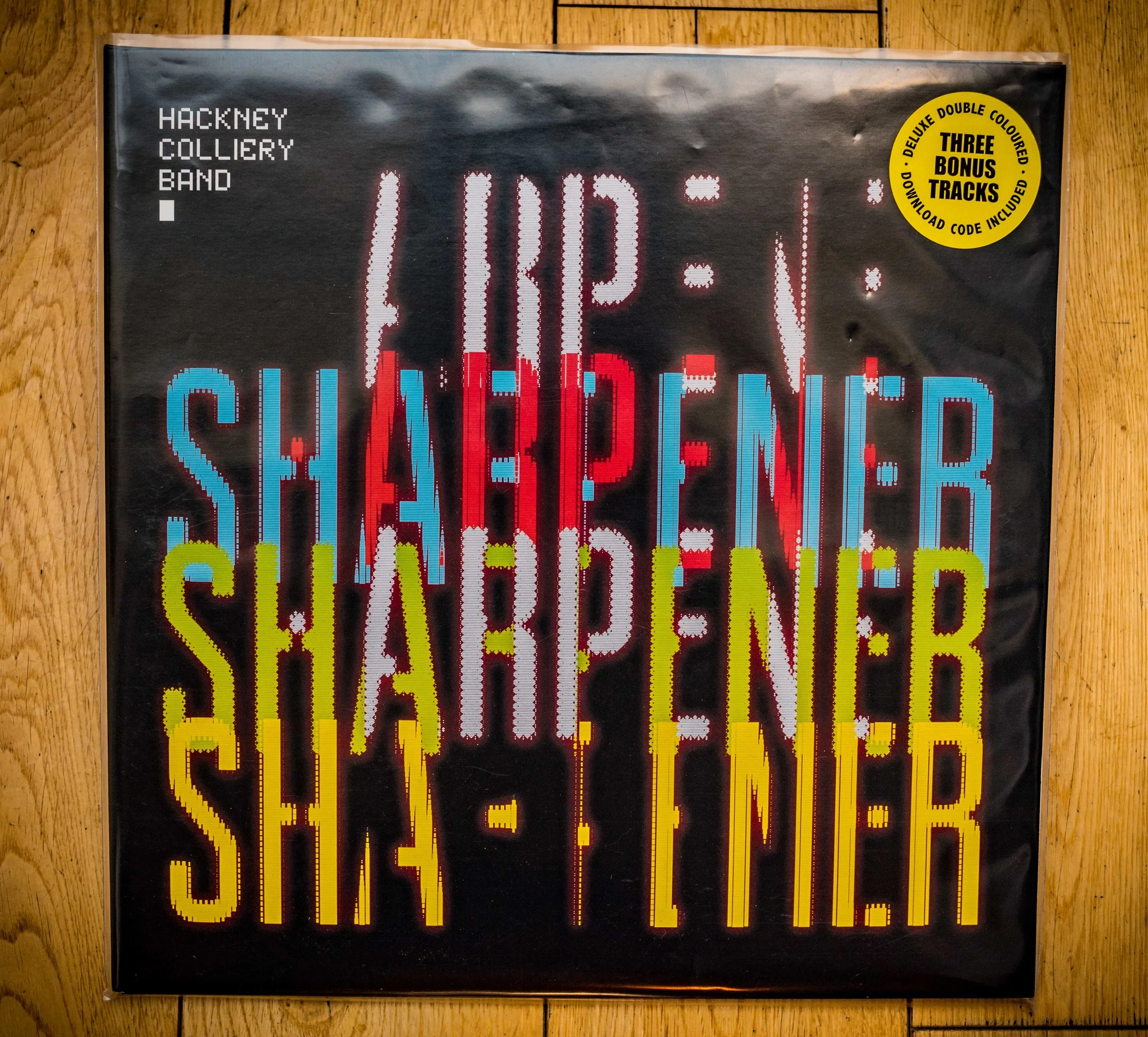 SIGNED Sharpener on deluxe double coloured vinyl — Hackney