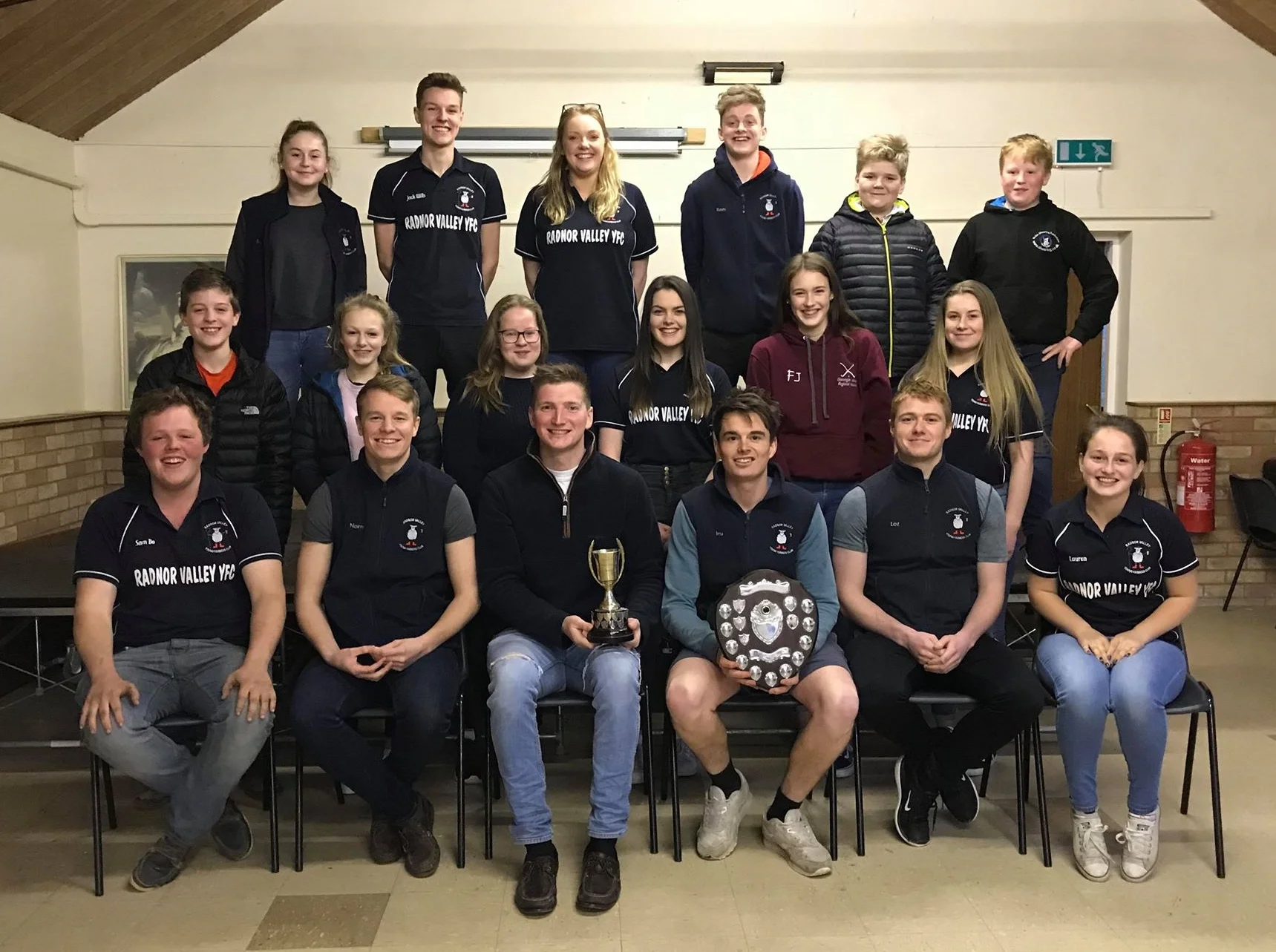 Last year's Field Day winners, Radnor Valley YFC.