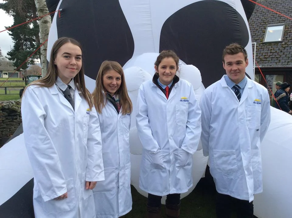 Emma Jones, Rhayader YFC, Elizabeth Swancott, Teme Valley YFC, Carys Powell, Penybont YFC & George Morgan, Teme Valley YFC - Lamb Carcass Judgin Team