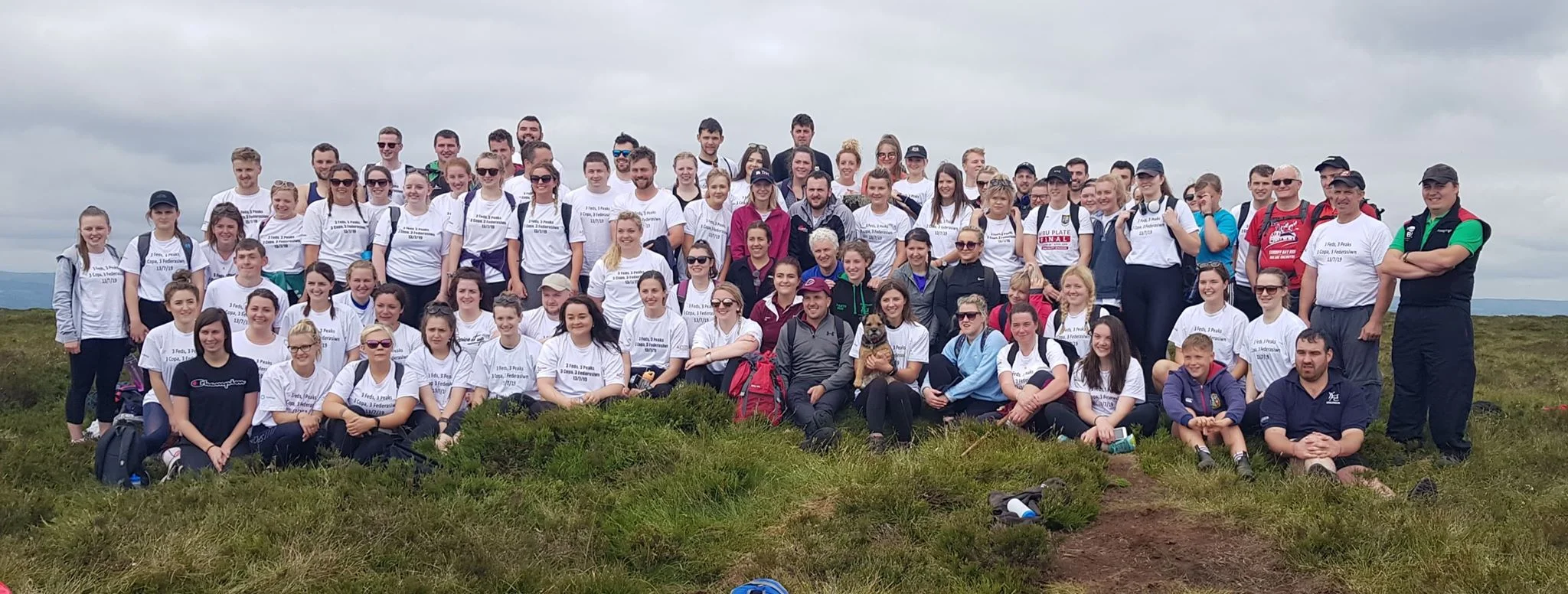 The 3 Federations at the top of Great Rhos.