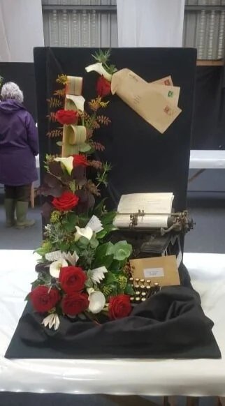 Anna Rogers, Presteigne YFC’s Senior Floral entry.